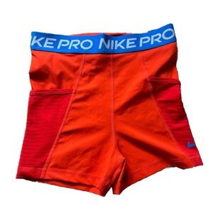 Womens Small Nike Pro 3" Dri-FIT Biker Workout Training Shorts Pocket